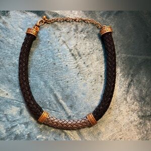 Chico’s Braided Rope Necklace
